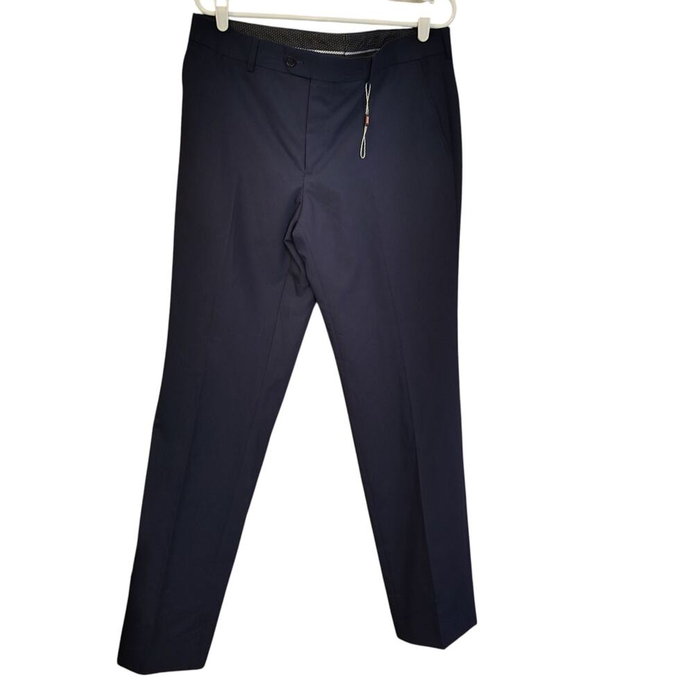 The Savile Row Company Pants Men's Size 34x32 Navy Blue Dress London Career Nice